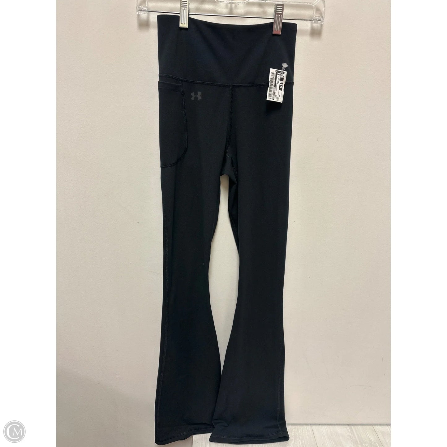 Athletic Leggings By Under Armour In Black, Size: Xs