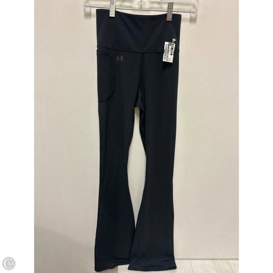 Athletic Leggings By Under Armour In Black, Size: Xs