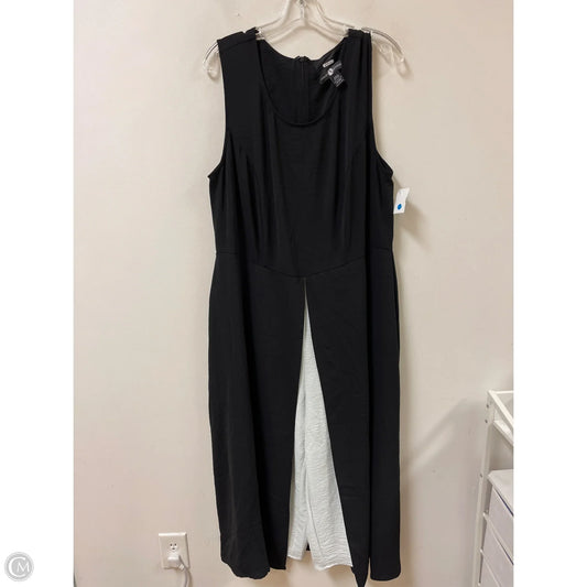 Jumpsuit By Ashley Stewart In Black & White, Size: 2x