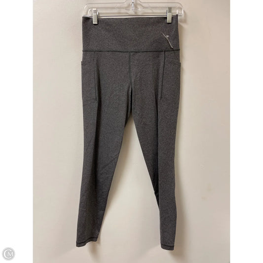 Athletic Leggings By Athleta In Grey, Size: M