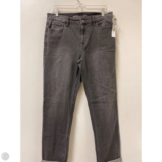 Jeans Straight By Old Navy In Black, Size: 8