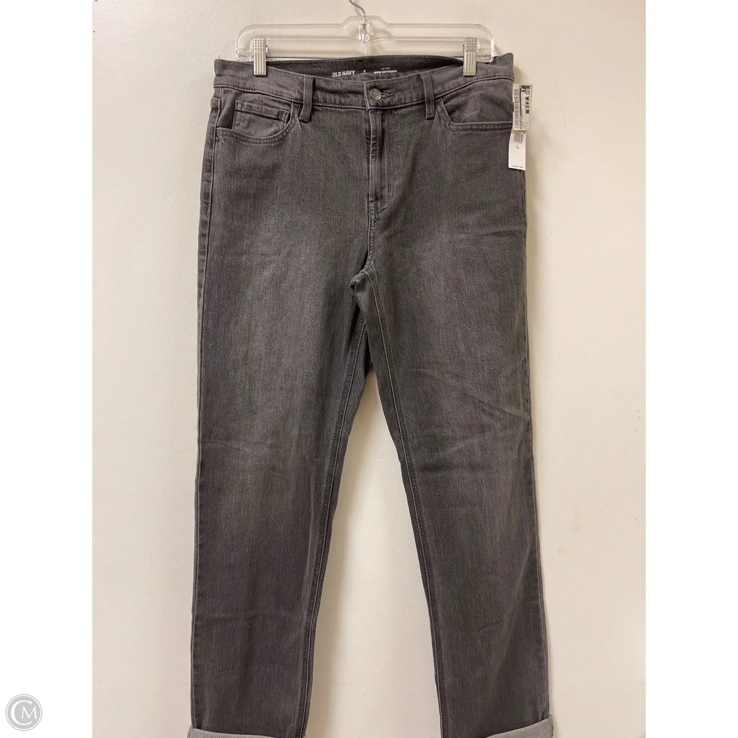Jeans Straight By Old Navy In Black, Size: 8
