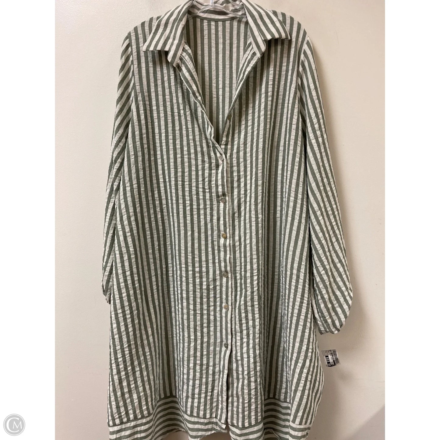 Dress Casual Midi By Clothes Mentor In Green, Size: L