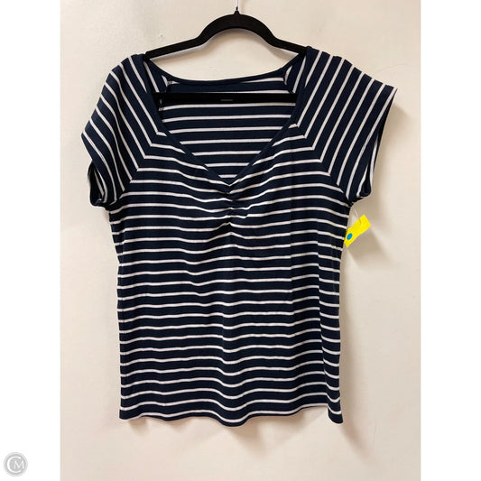Top Short Sleeve By Old Navy In Navy, Size: 1x