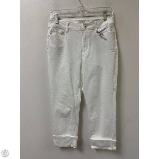 Pants Cropped By J. Jill In White, Size: 8