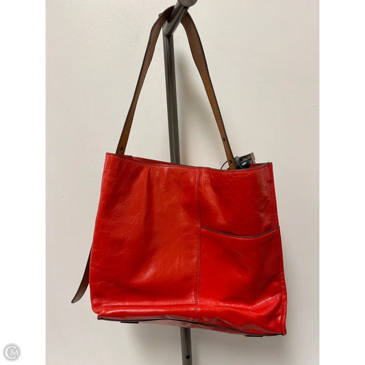 Handbag Leather By Hobo Intl, Size: Large