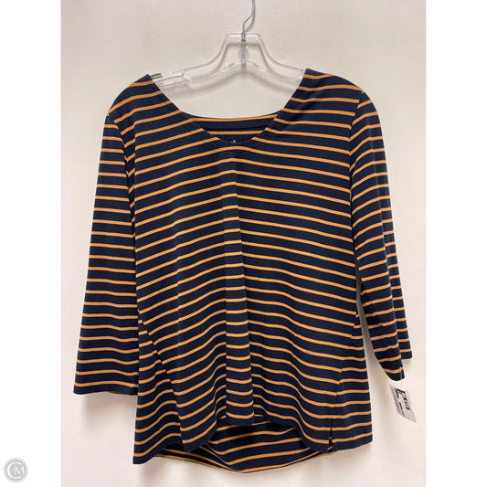 Top Long Sleeve By J. Jill In Navy, Size: M