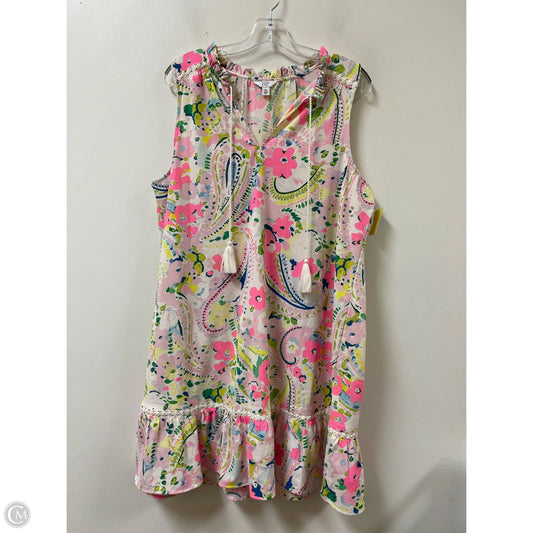 Dress Casual Midi By Crown And Ivy In Multi-colored, Size: Xl