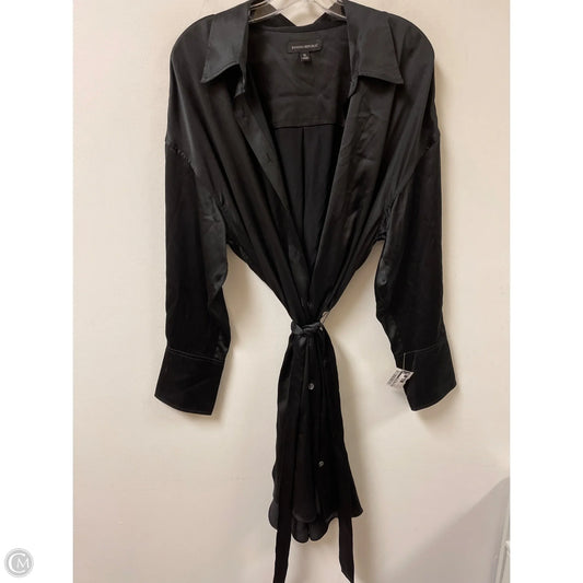 Dress Casual Midi By Banana Republic In Black, Size: Xl