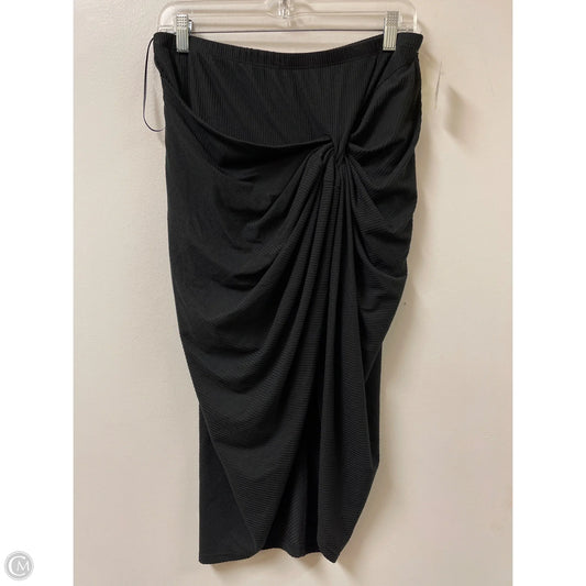 Skirt Midi By Miami In Black, Size: L