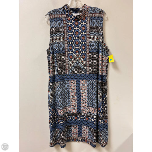 Dress Casual Midi By J. Jill In Multi-colored, Size: 2x