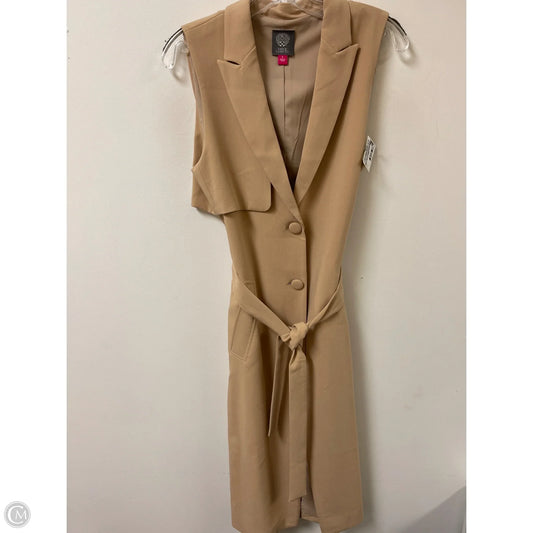 Dress Casual Maxi By Vince Camuto In Tan, Size: S