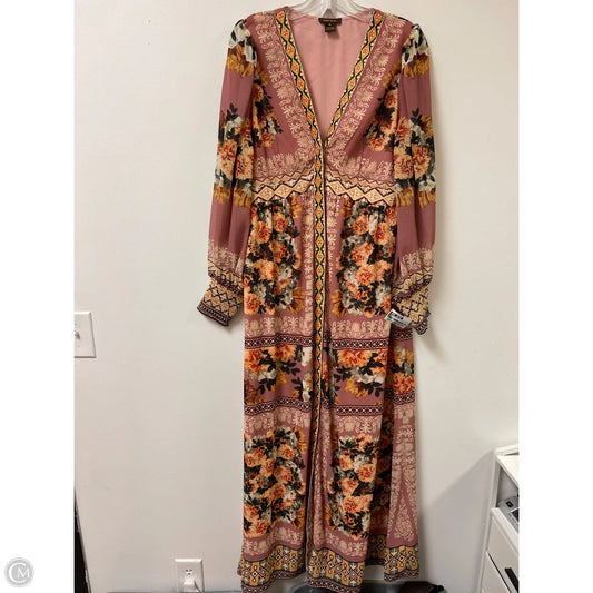 Dress Casual Maxi By Cma In Floral Print, Size: M
