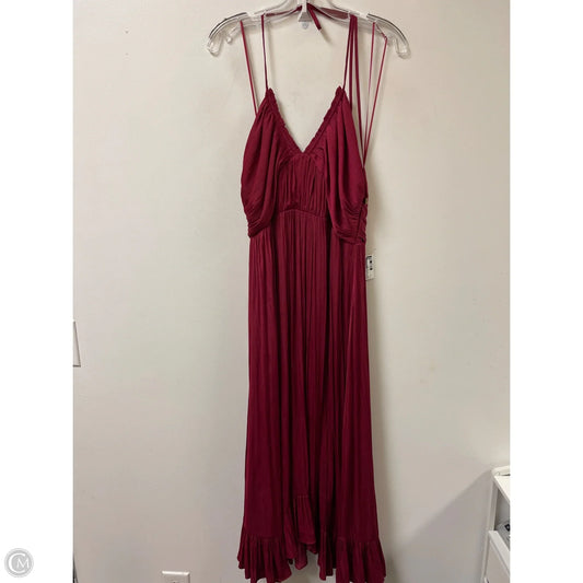 Dress Casual Maxi By Anthropologie In Red, Size: M