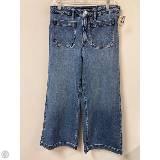 Jeans Wide Leg By Silver In Blue Denim, Size: 10