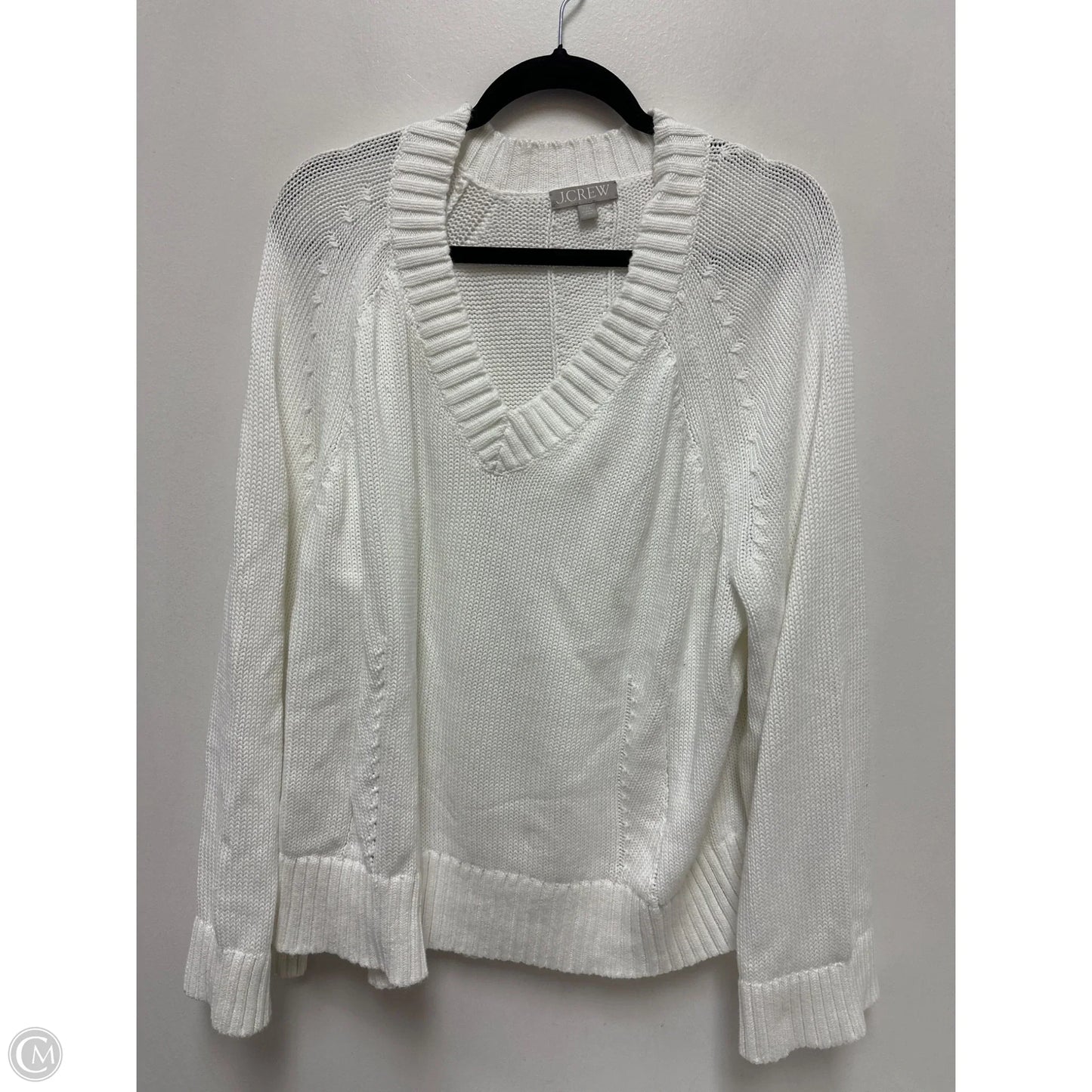 Sweater By J. Crew In White, Size: 1x