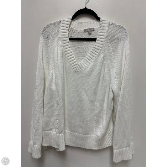Sweater By J. Crew In White, Size: 1x