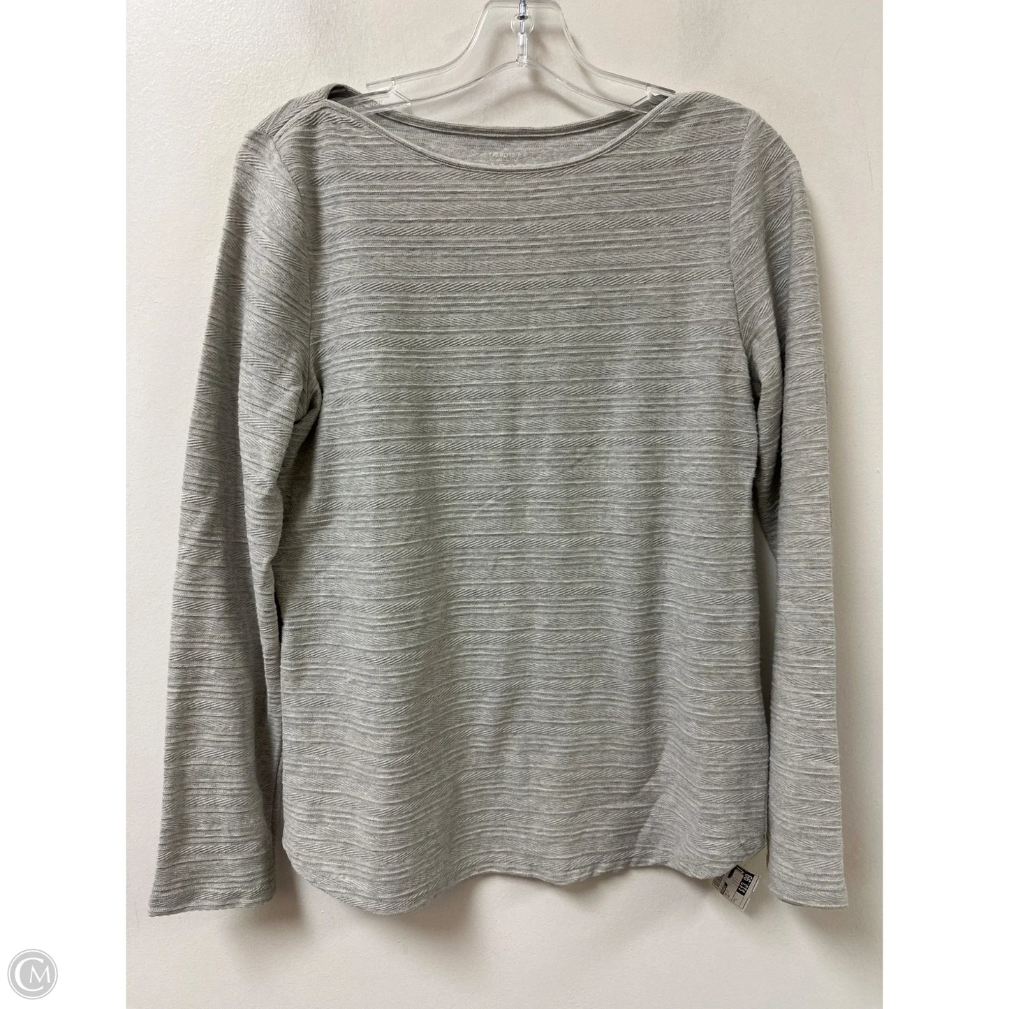 Top Long Sleeve By Talbots In Grey, Size: S