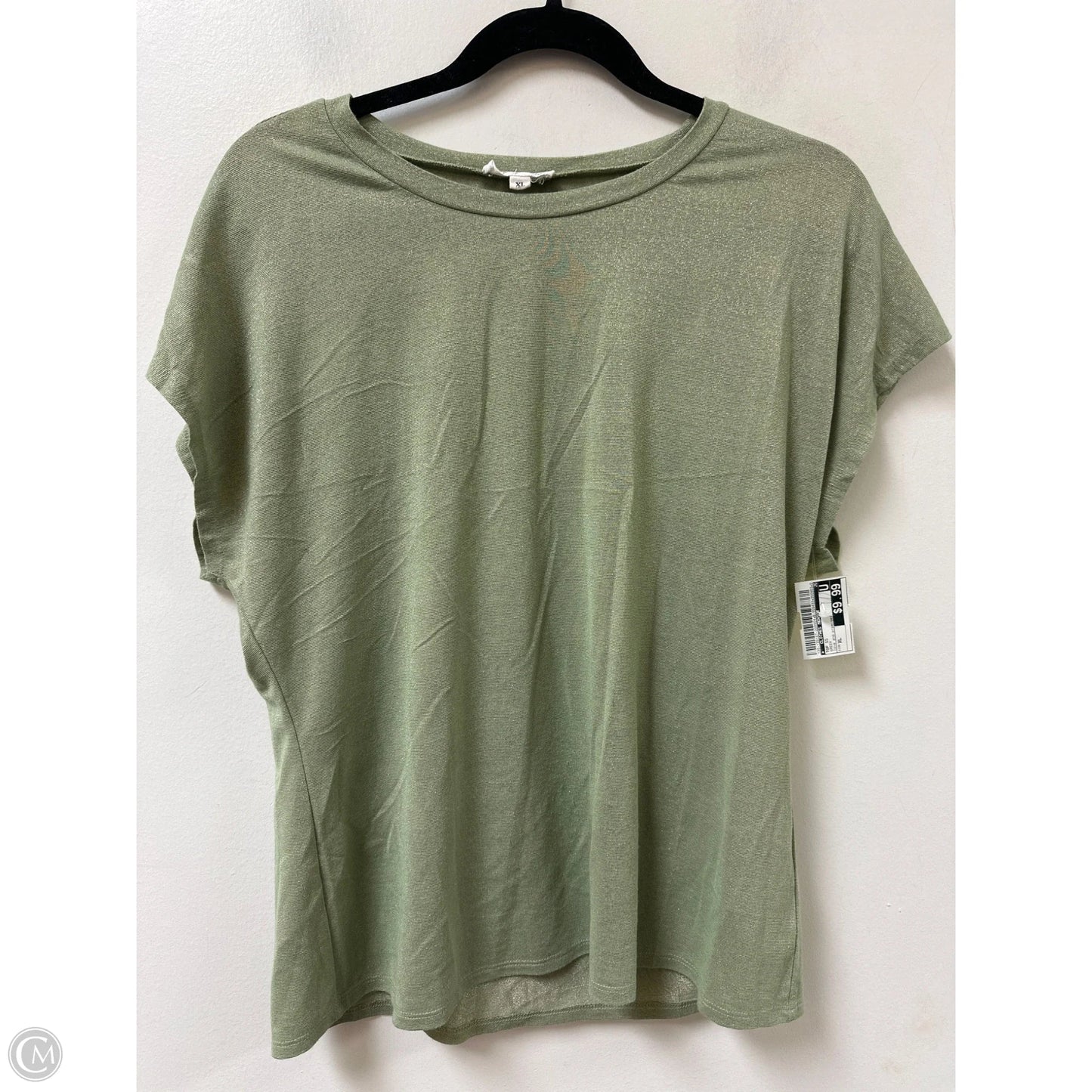 Top Short Sleeve By Clothes Mentor In Green, Size: Xl