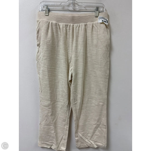 Pants Lounge By Isaac Mizrahi Live Qvc In Cream, Size: S