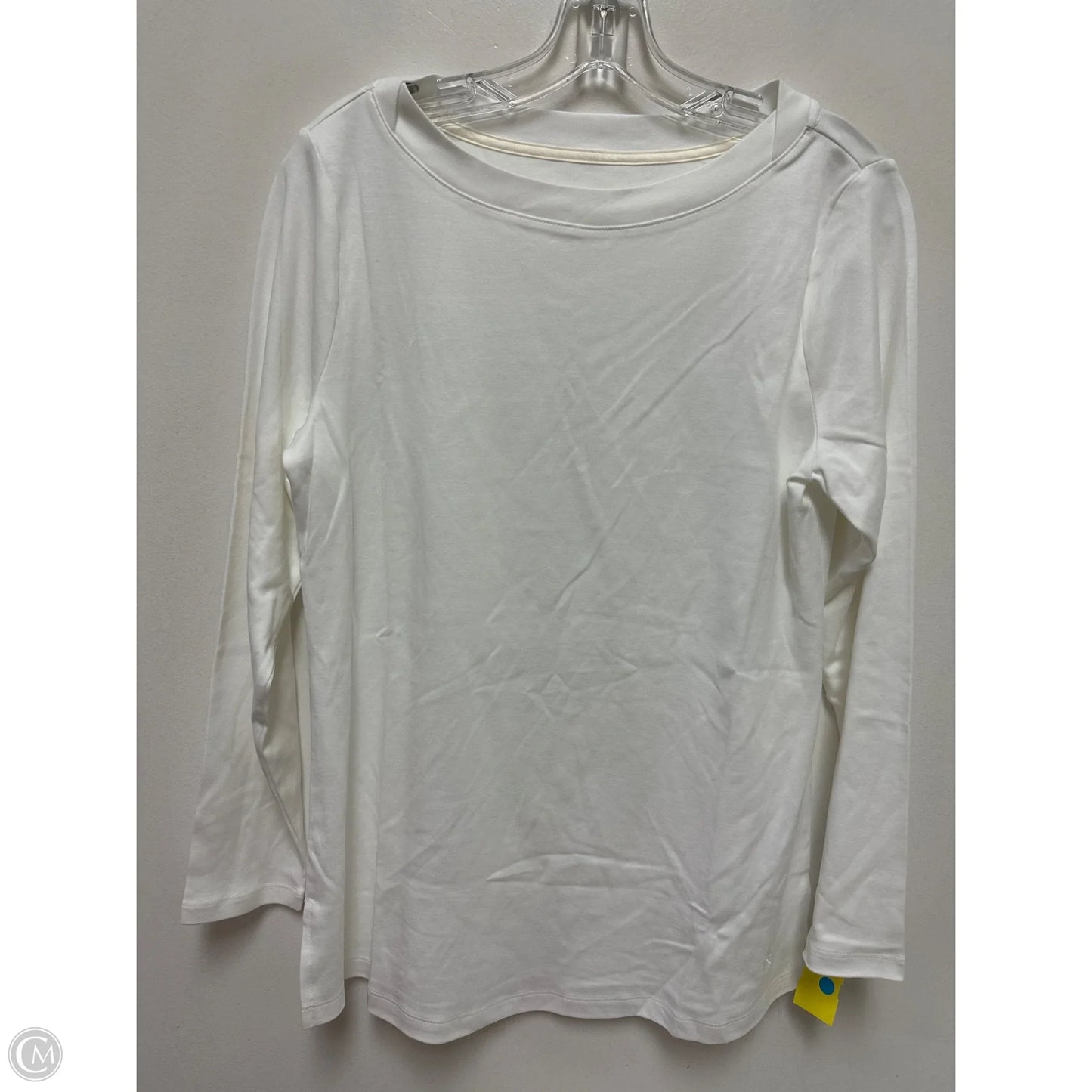 Top Long Sleeve By Isaac Mizrahi Live Qvc In White, Size: S