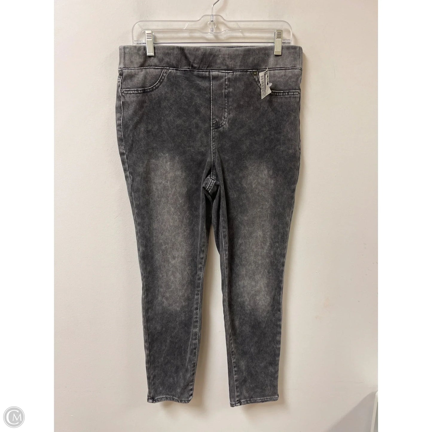 Pants Leggings By Logo In Grey, Size: M