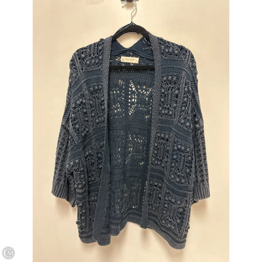 Sweater Cardigan By Lucky Brand In Navy, Size: Xs