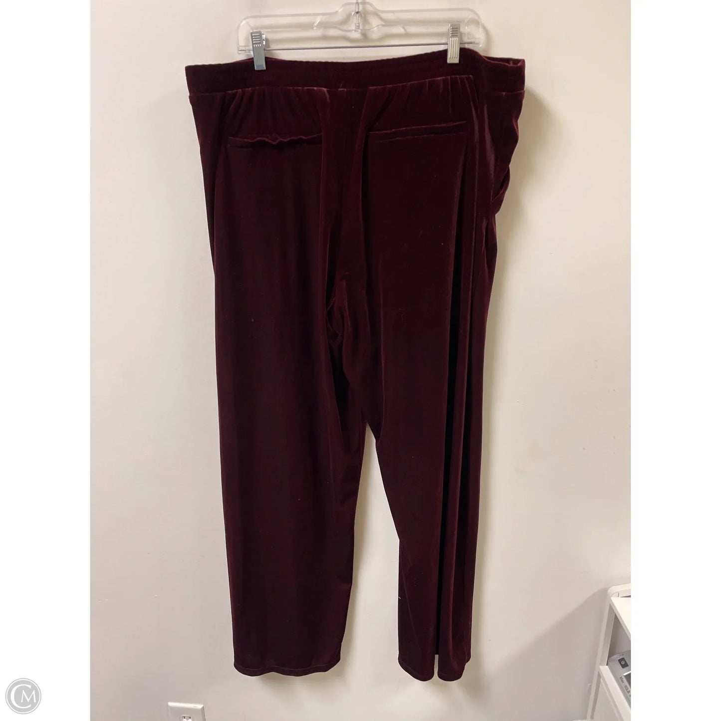 Pants Lounge By Time And Tru In Red, Size: 2x