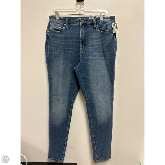 Jeans Skinny By Time And Tru In Blue Denim, Size: 12