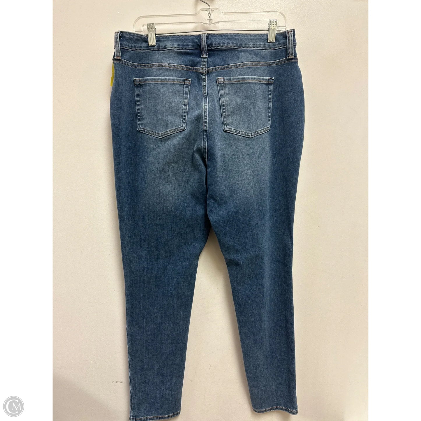 Jeans Skinny By Time And Tru In Blue Denim, Size: 12