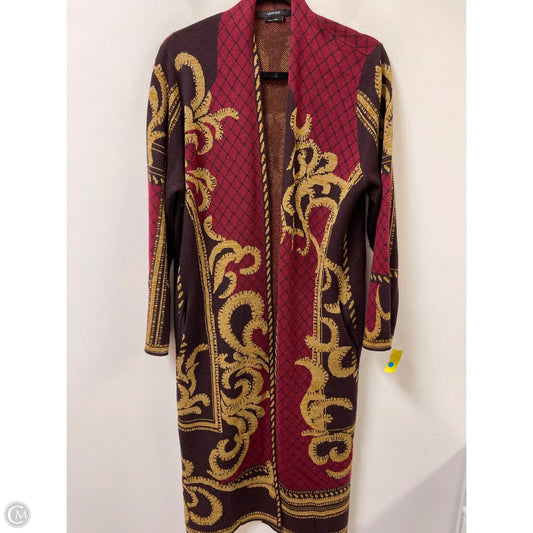 Sweater Cardigan By Vertigo In Red, Size: L