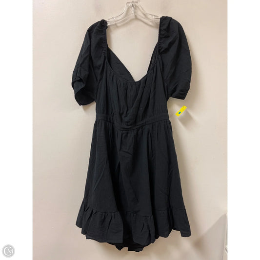 Dress Casual Short By Clothes Mentor In Black, Size: 3x