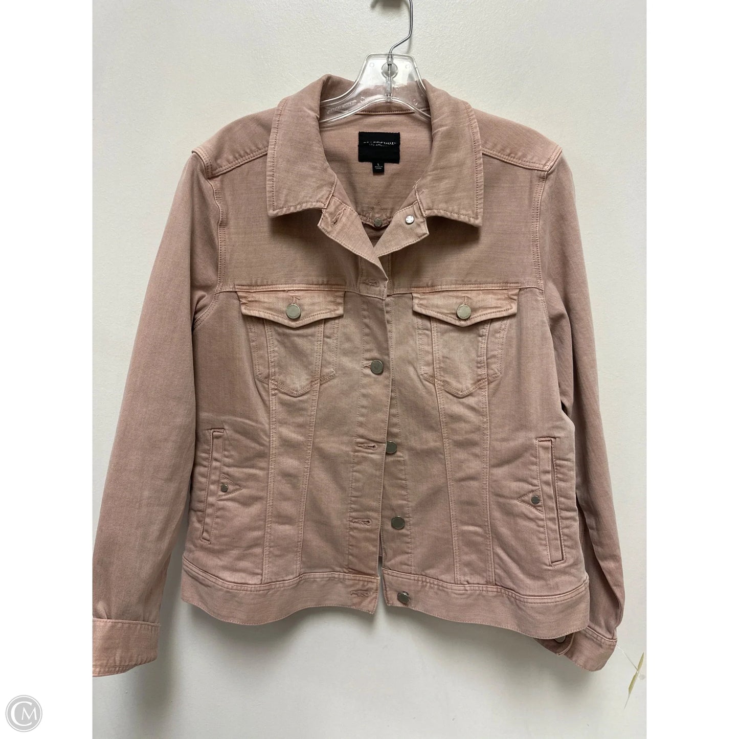 Jacket Denim By Liverpool In Pink, Size: L