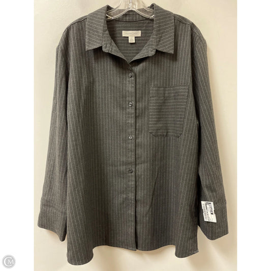 Blazer By Treasure And Bond In Grey, Size: L