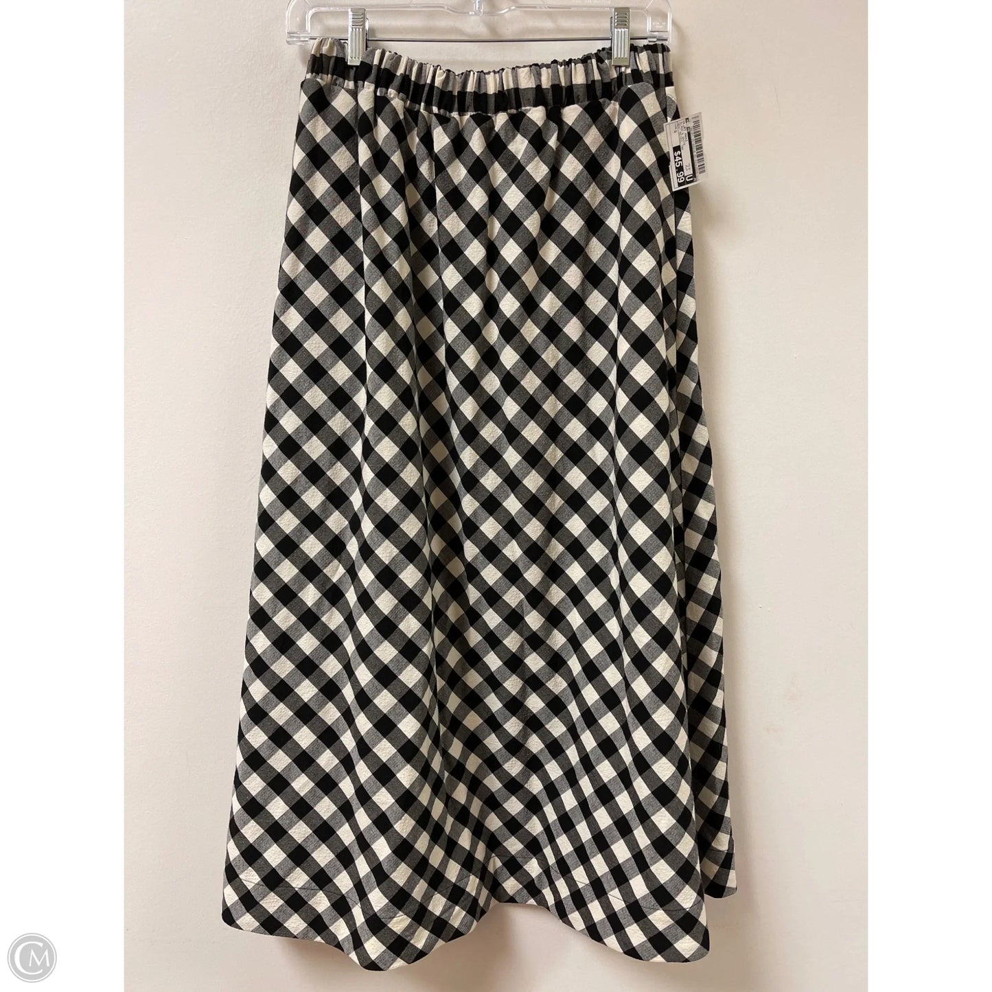 Skirt Maxi By Maeve In Black & White, Size: S