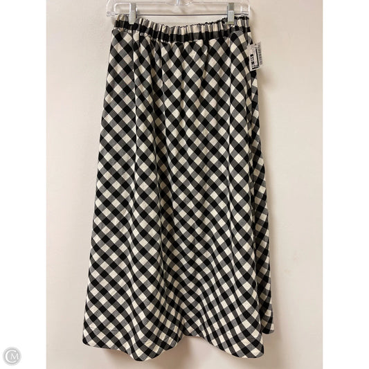 Skirt Maxi By Maeve In Black & White, Size: S
