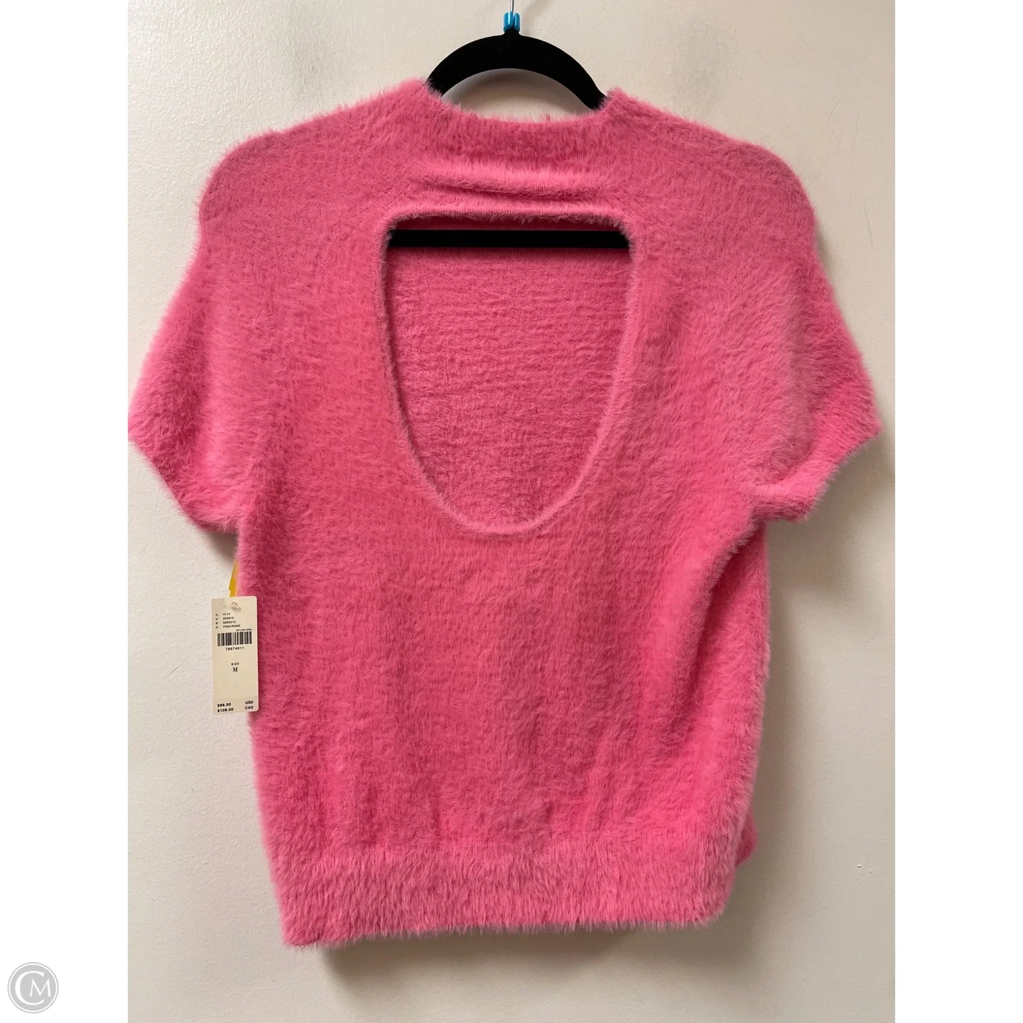 Sweater Short Sleeve By Maeve In Pink, Size: M
