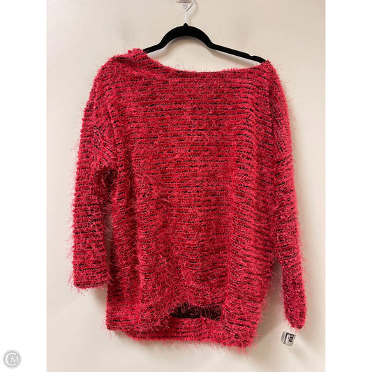 Sweater By Jones New York In Pink, Size: L