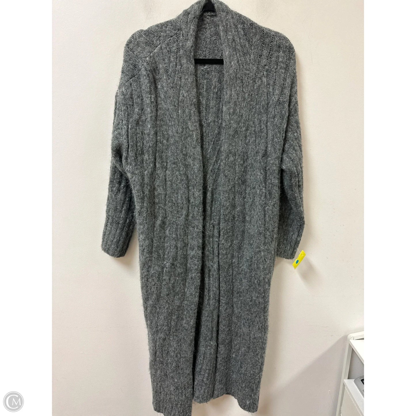 Sweater Cardigan By Express In Grey, Size: S