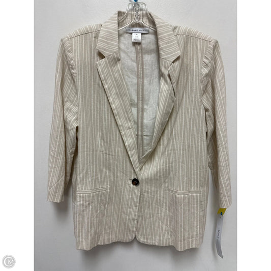 Blazer By Clothes Mentor In White, Size: Xl