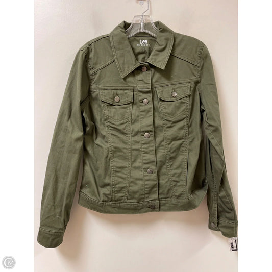 Jacket Denim By Lee In Green, Size: M