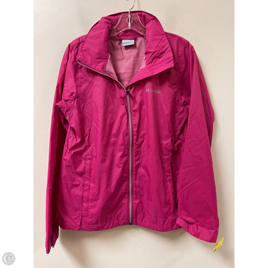 Athletic Jacket By Columbia In Pink, Size: M