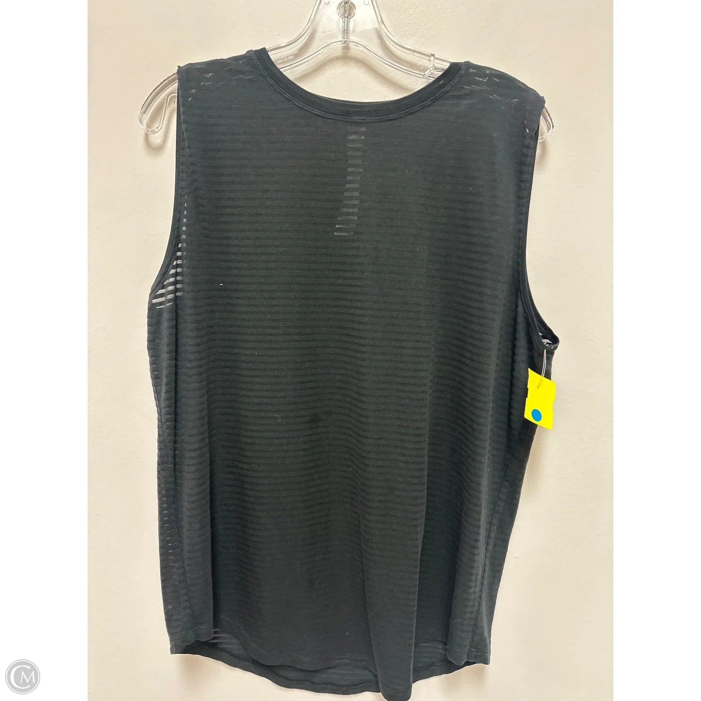 Athletic Tank Top By Lululemon In Black, Size: M