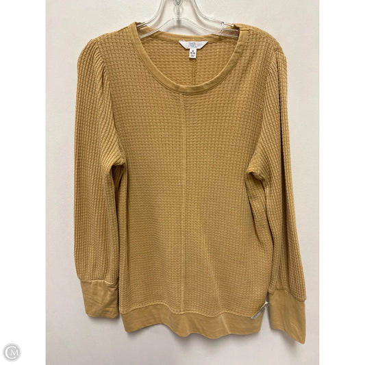 Top Long Sleeve By Time And Tru In Yellow, Size: M