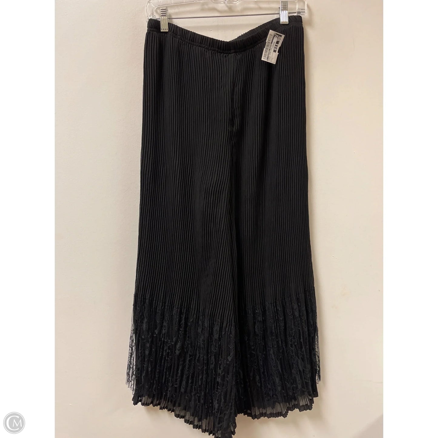 Pants Wide Leg By Clothes Mentor In Black, Size: L