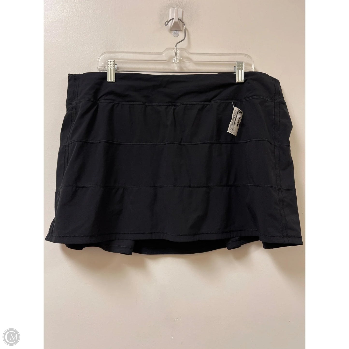 Athletic Skort By Lululemon In Black, Size: 16
