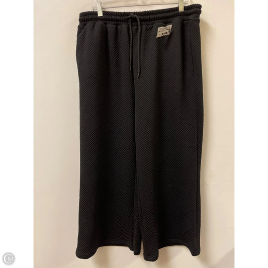 Pants Lounge By Clothes Mentor In Black, Size: 2x