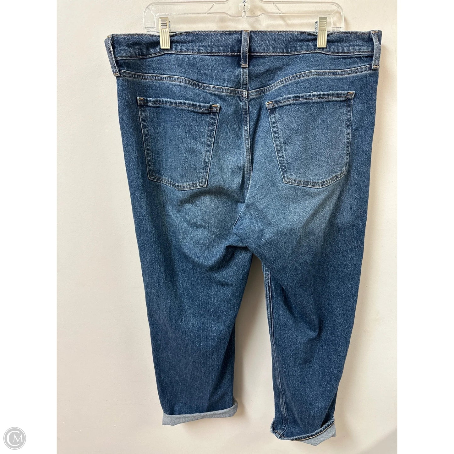 Jeans Boyfriend By Old Navy In Blue Denim, Size: 14