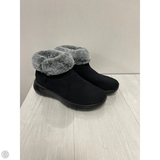 Boots Ankle Flats By Skechers In Black, Size: 6