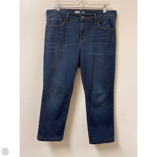 Jeans Skinny By Old Navy In Blue Denim, Size: 12